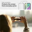 Spigen Alm Glass FC iPhone 14/13 Pro/13 edzett üvegfóliakeret, fekete, rögzítőkerettel