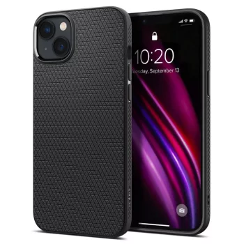   Spigen Liquid Air tok iPhone 14 Plus/15 Plus 6,7" matt, fekete