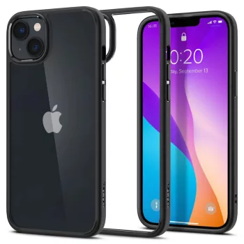   Spigen Ultra Hybrid tok iPhone 14 Plus/15 Plus 6.7" matt, fekete