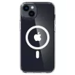 Spigen Ultra Hybrid MAG iPhone 14 Plus/15 Plus 6,7" Magsafe tok, fehér, átlátszó