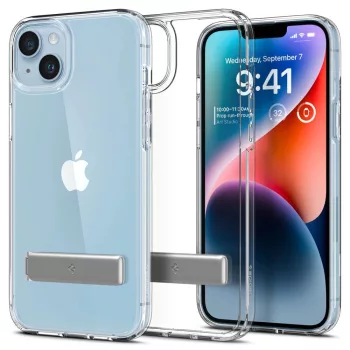   Spigen Ultra Hybrid S iPhone 14 Plus/15 Plus 6,7" Crystal Clear tok, átlátszó