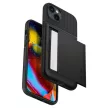 Spigen Slim Armor CS iPhone 14 Plus/15 Plus ütésálló hátlap, tok, kártyatartóval, fekete