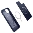 Spigen Mag Armor iPhone 14 Plus/15 Plus MagSafe hátlap, tok, sötétkék