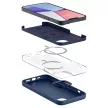 Spigen Silicone Fit MagSafe iPhone 14 Plus/15 Plus MagSafe, szilikon hátlap, tok, sötétkék