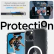 Spigen Ultra Hybrid MAG iPhone 14 6,1" Magsafe tok, fehér, átlátszó