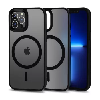   TECH-PROTECT hátlap, tok MAGMAT MAGSAFE IPHONE 12 PRO MAX, fekete