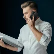 TECH-PROTECT WALLET oldalra nyíló tok MAGSAFE IPHONE 13, fekete