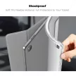 Infiland Classic Stand Samsung Galaxy Tab A7 10.4 T500/T505 (2020) oldalra nyíló tok, ezüst