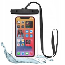   Tech-Protect Univerzális vízálló telefon tok, 6.5" fekete