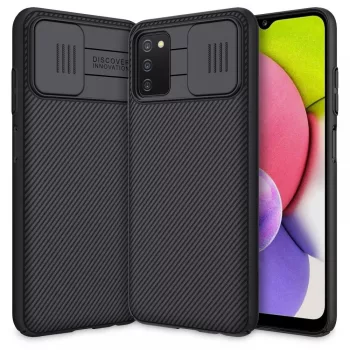 Nillkin Camshield Samsung Galaxy A03s hátlap, tok, fekete