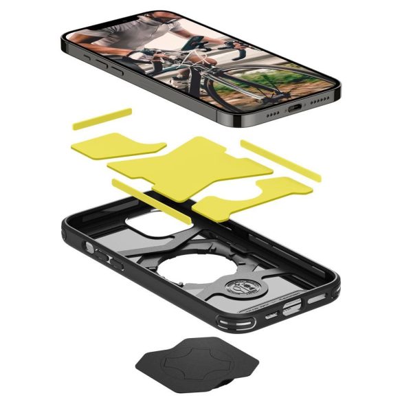 Spigen Gearlock iPhone 12 Pro Max Bike Mount hátlap, tok, fekete