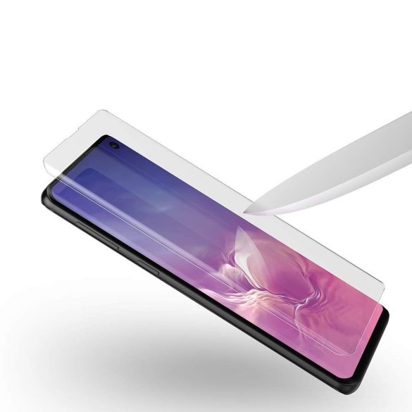 Hofi Glass UV Full Glue Samsung Galaxy Note 10 teljes kijelzős edzett üvegfólia (tempered glass) 9H keménységű, átlátszó
