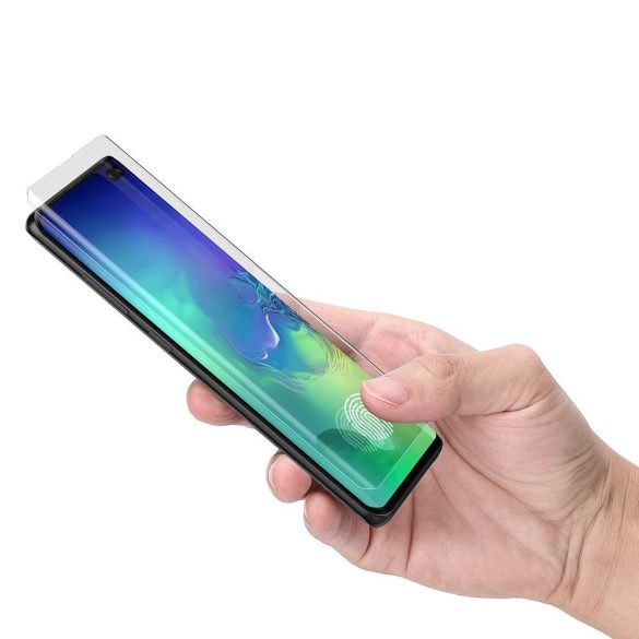 Hofi Glass UV Full Glue Samsung Galaxy Note 10 teljes kijelzős edzett üvegfólia (tempered glass) 9H keménységű, átlátszó