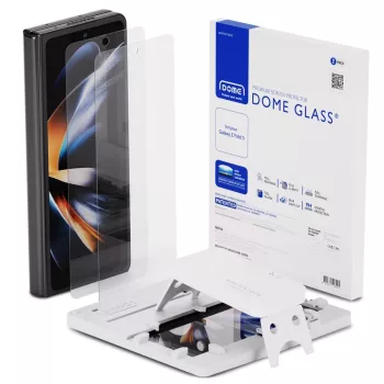   Whitestone Dome UV Samsung Galaxy Z Fold 5 kijelzővédő üveg külső kijelzőre 2db + UV lámpa, átlátszó