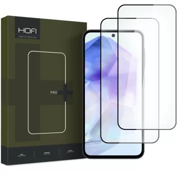   Hofi Glass Pro+ 2db Samsung Galaxy A35/A55 5G 5D teljes kijelzős edzett üvegfólia