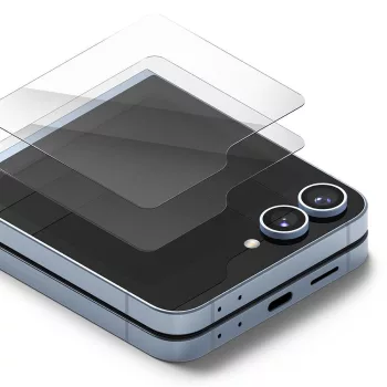   RINGKE kijelzővédő üvegfólia COVER DISPLAY 2db GALAXY Z FLIP 6, átlátszó