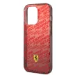 Ferrari iPhone 14 Pro Gradient Allover (FEHCP14LEAOR) hátlap, tok, piros