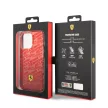Ferrari iPhone 14 Pro Max Gradient Allover (FEHCP14XEAOR) hátlap, tok, piros