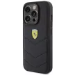 Ferrari FEHCP15LRDUK Quilted Metal Logo iPhone 15 Pro 6.1", hátlap, tok, fekete