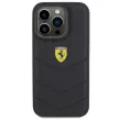 Ferrari FEHCP15LRDUK Quilted Metal Logo iPhone 15 Pro 6.1", hátlap, tok, fekete