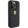 Ferrari FEHCP15LRDUK Quilted Metal Logo iPhone 15 Pro 6.1", hátlap, tok, fekete