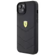 Ferrari FEHCP15MRDUK Quilted Metal Logo iPhone 14 Plus/15 Plus 6.7", hátlap, tok, fekete