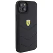 Ferrari FEHCP15MRDUK Quilted Metal Logo iPhone 14 Plus/15 Plus 6.7", hátlap, tok, fekete
