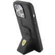 Ferrari FEHCP15XGSPSPSIK Grip Stand Metal Logo iPhone 15 Pro Max 6.7", hátlap, tok, fekete