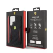 Ferrari Samsung Galaxy S23 Ultra Carbon Contrast Edges (FEHCS23LNPYK) hátlap, tok, fekete