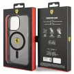 Ferrari FEHMP14LURKK Translucent Magsafe iPhone 14 Pro 6,1", hátlap, tok, fekete