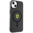 Ferrari FEHMP14MURKK Translucent Magsafe iPhone 14 Plus/15 Plus 6.7", hátlap, tok, fekete