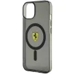 Ferrari FEHMP14MURKK Translucent Magsafe iPhone 14 Plus/15 Plus 6.7", hátlap, tok, fekete