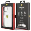 Ferrari FEHMP14MURKT Outline Magsafe iPhone 14 Plus/15 Plus 6.7" hátlap, tok, átlátszó-fekete