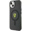 Ferrari FEHMP14SURKK Translucent Magsafe iPhone 14 6.1", hátlap, tok, fekete