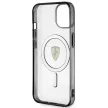 Ferrari FEHMP14SURKT Outline Magsafe iPhone 14 6.1" hátlap, tok, átlátszó-fekete