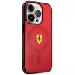 Ferrari FEHMP14XURKR Translucent MagsafeiPhone 14 Pro Max 6.7", hátlap, tok, piros