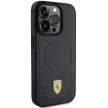 Ferrari FEHMP15LPTEK Carbon Metal Logo MagSafe iPhone 15 Pro 6.1", hátlap, tok, fekete