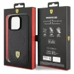Ferrari FEHMP15LPTEK Carbon Metal Logo MagSafe iPhone 15 Pro 6.1", hátlap, tok, fekete