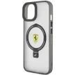 Ferrari FEHMP15MUSCAK Ring Stand 2023 Collection MagSafe iPhone 14 Plus/15 Plus 6.7", hátlap, tok, fekete