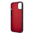 Ferrari FEHMSIP14SBK iPhone 14 6.1", hátlap, tok, fekete szilikon fém logó Magsafe