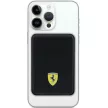 Ferrari Metal Logo MagSafe Powerbank (FEPB5MNCAK) MagSafe kompatibilis hordozható külső akkumulátor és vezeték nélküli töltő, 5000 mAh, 15W, fekete