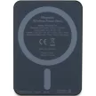 Ferrari Metal Logo MagSafe Powerbank (FEPB5MNCAK) MagSafe kompatibilis hordozható külső akkumulátor és vezeték nélküli töltő, 5000 mAh, 15W, fekete