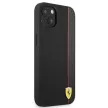 Ferrari FESAXHCP13SBK On Track Carbon Stripe iPhone 13 mini 5.4", hátlap, tok, fekete
