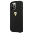 Ferrari FESSIHCP13XBK Silicone iPhone 13 Pro Max 6.7", hátlap, tok, fekete