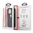 Ferrari FESSIHCP13XBK Silicone iPhone 13 Pro Max 6.7", hátlap, tok, fekete