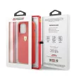 Ferrari FESSIHCP13XRE Silicone iPhone 13 Pro Max 6.7", hátlap, tok, piros