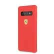 Ferrari Samsung Galaxy S10 Urban SF Silicone (FESSIHCS10RE) hátlap, tok, piros