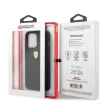 Ferrari FESSIHMP13LBK Silicone Magsafe iPhone 13/13 Pro 6.1", hátlap, tok, fekete