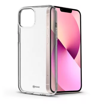 Roar Jelly Case iPhone 13 hátlap, tok, átlátszó