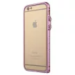 Baseus Eternal Series iPhone 6 alumínium bumper, rózsaszín
